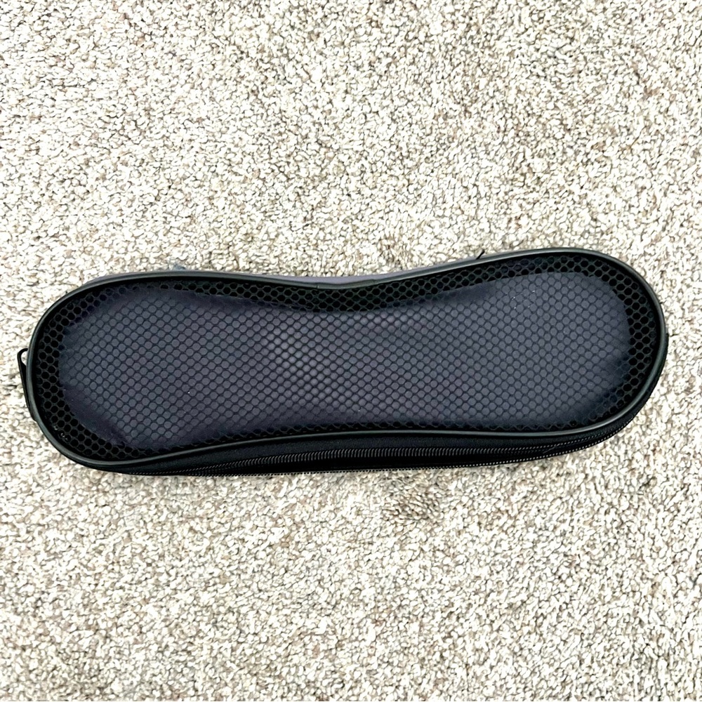 Black Mesh Zippered Cable Case